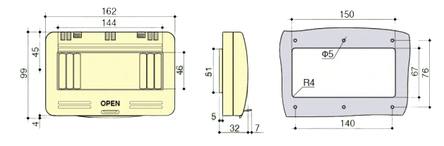 Power Distro Side View