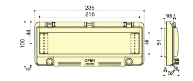 Power Distro Side View