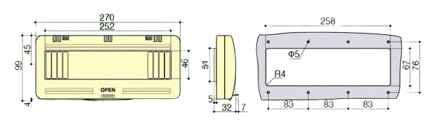Power Distro Side View
