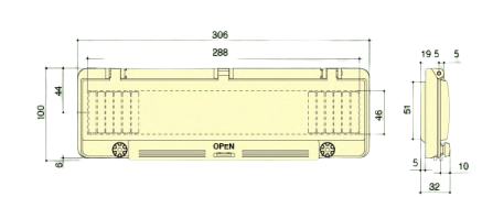 Power Distro Side View